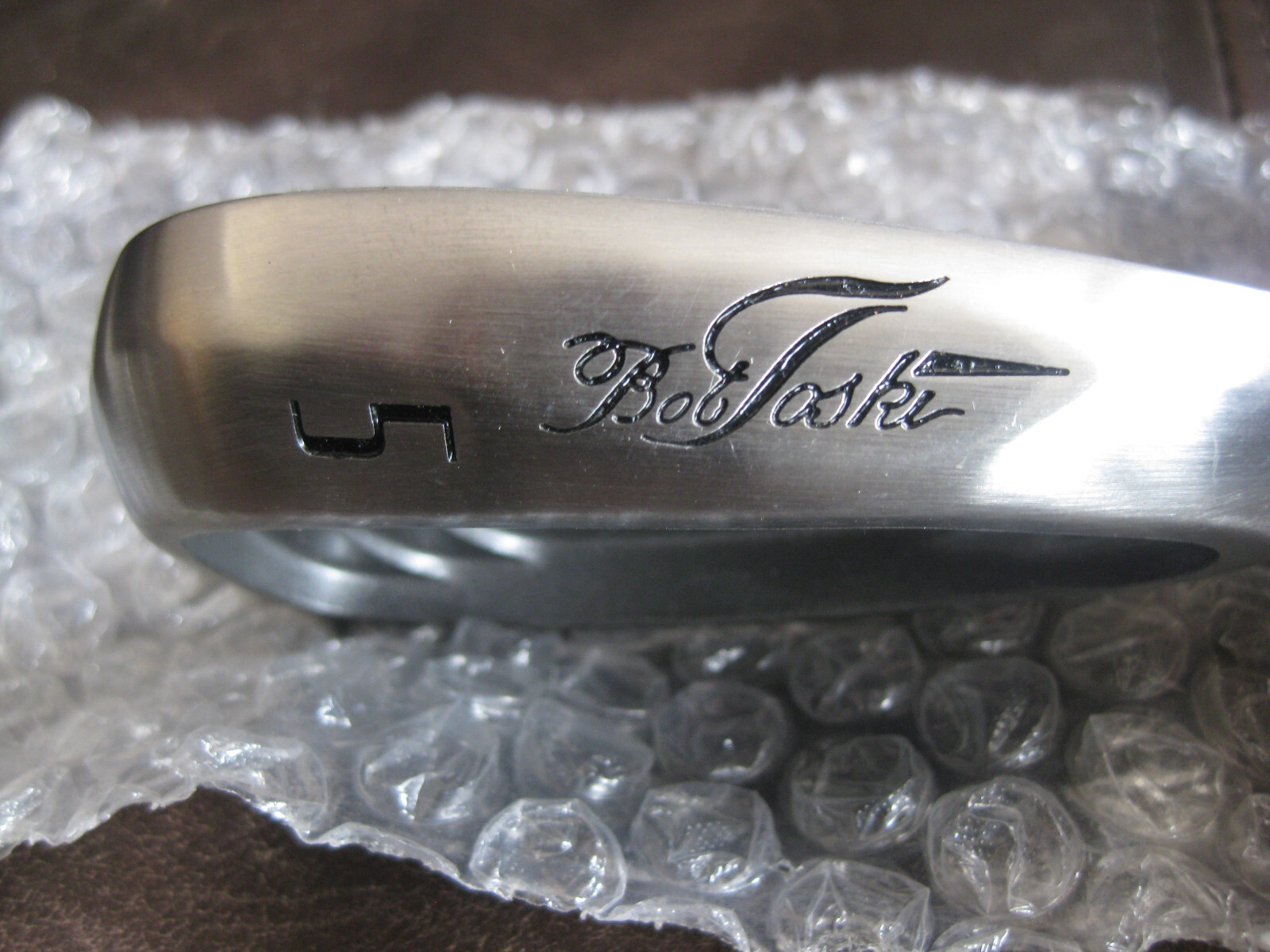 NEW BOB TOSKI GOLF CLUB SET RH STAINLESS STEEL IRON HEADS 3 SW + BONUS