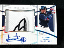 2023 Panini National Treasures PATCH PROSPECT ROOKIE AUTO Angel Martinez 08/10