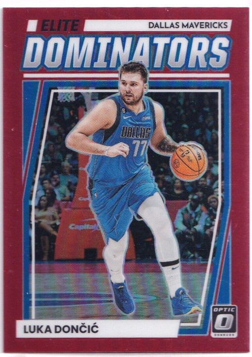 2022-23 Donruss Optic Elite Dominators Red #4 Luka Doncic /99