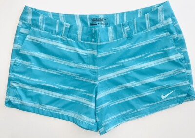 NIKEGOLF Tour Performance DRI-FIT Women's Green ATHLETIC SHORTS Size 16 EC