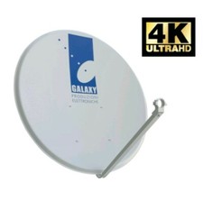 ANTENNA SATELLITARE PARABOLA + LNB 8 USCITE GALAXY 100CM IN ACCIAIO 4K SKY 