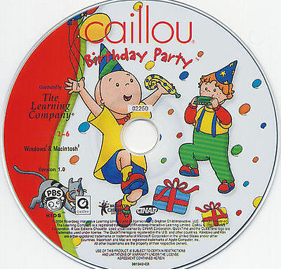 Caillou MAGIC PLAYHOUSE - Children Ages 2-6 Educational PC Game - BRAND NEW  772040813437