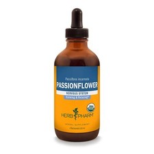 Organic Passionflower Extract 4 Fl Oz Herbal Supplement Vegan Non GMO Gluten ...
