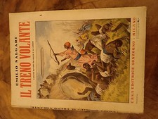 Il Treno Volante Emilio Salgari Casa Editrice Sonzogno
