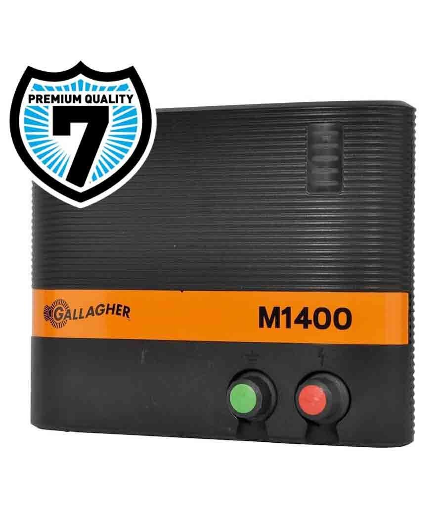 Elettrificatore Gallagher M1400 a rete 230V per recinzioni fino a 15 km per cava