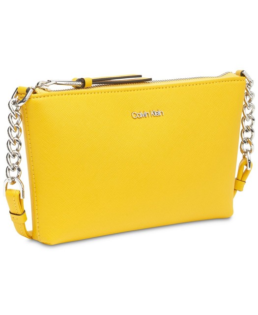 hayden saffiano leather chain crossbody