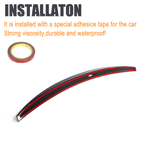 Carbon Heckspoiler Kofferraum Spoilerlippe Flügel Passt für Audi S5 S-Line 17-23 - Picture 11 of 13