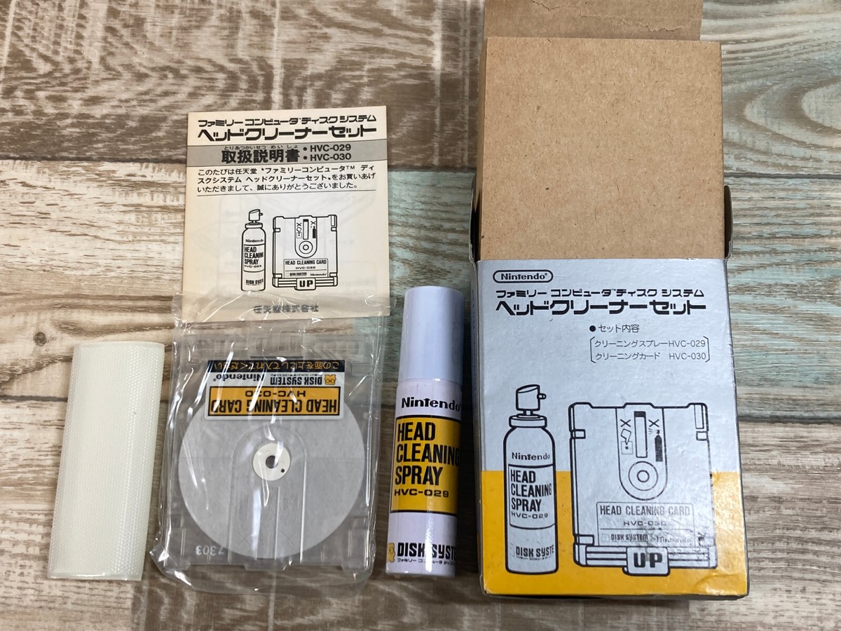 Nintendo カード、ヘッドクリーナーセット HVC-027~HVC-030 FC