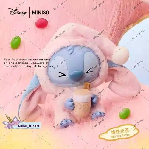 Miniso Stitch Eat Something Before Sleep Series Vinyl Figure Confirmed Blind Box - Picture 18 of 26
