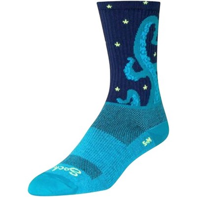 SockGuy Crew Kraken Socks - 6 inch, Blue, Large/X-Large CRKRAKEN L