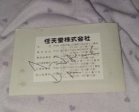 Nintendo Game & Watch Vermin with instruction