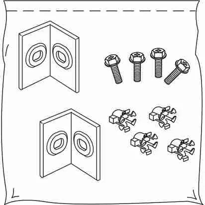 Set Bticino BTI82000A per Affiancamento Armadi MDX800 e MD
