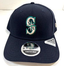 Seattle Mariners MLB NE Stretch-Snap Snapback Hat~ Dark Navy