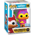 Funko Pop! Disney #1446 Devil Donald w Pumpkin - Chase Blacklight w/ Protector