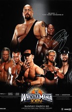 WWE and AEW Superstar Paul "The Big Show" Wight Autographed 11x17 Poster