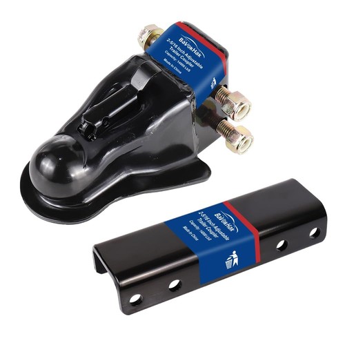 Adjustable Trailer Coupler 2-5/16 Inch with 5-Position Channel, 14000 lbs Cap...
