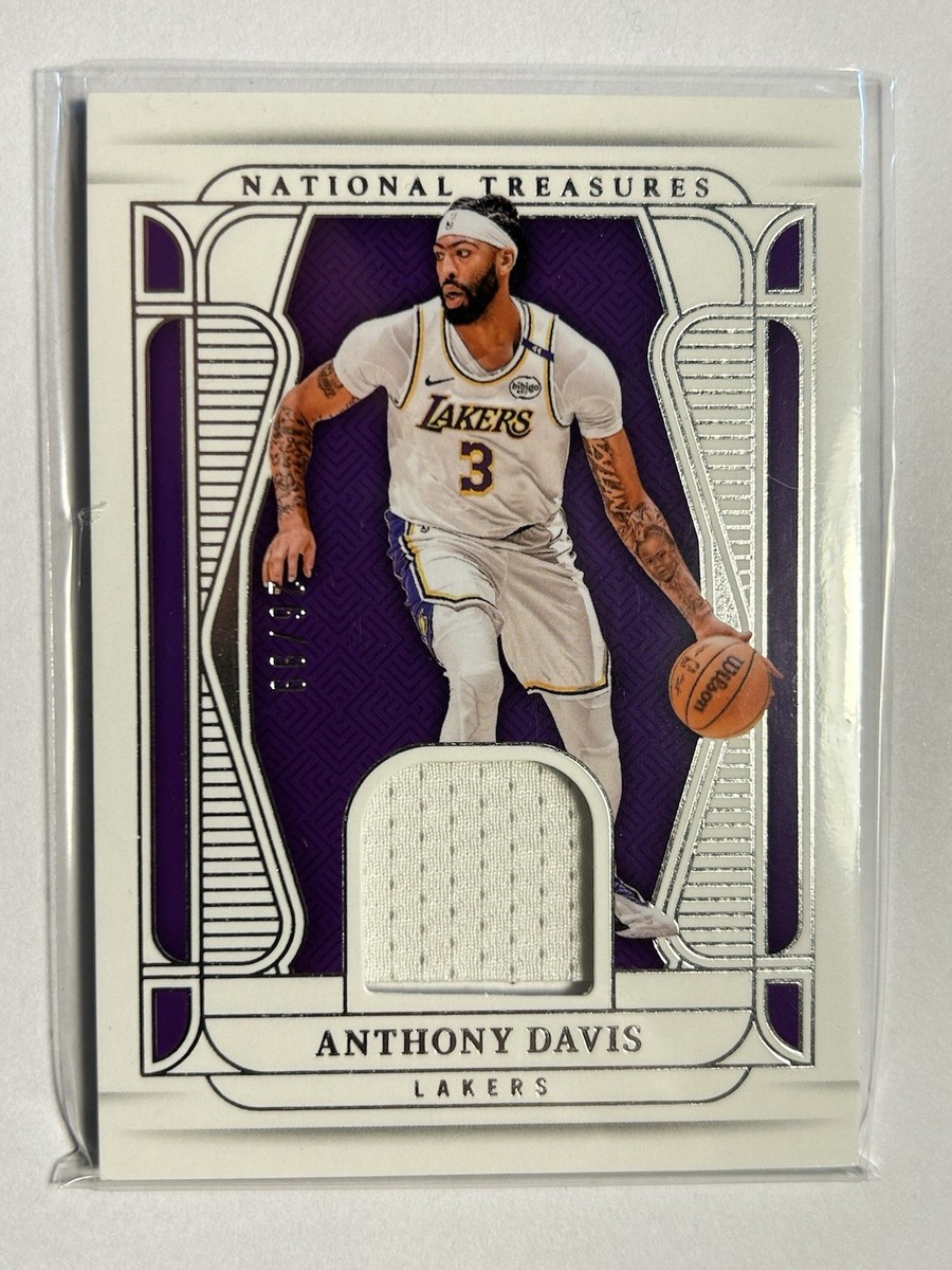 Panini National treasures Anthony Davis 直筆 サイン カード レア [The Brow] inscription Lakers NBA 75th 