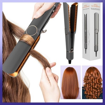 2-in-1 Professional Air Straightener & Hair Dryer with LCD Display & Lock Functi