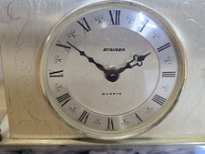 ANCIEN REVEIL ELECTRIQUE Calor Ovale Blanc Vintage Design Fonctionne