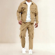 Mens Sweatsuits 2 Piece Sport Tracksuit Jogger Sweat Suits Jogging Outfits