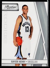 Xavier Henry 2010-11 Panini Prestige #222 Rookie Memphis Grizzlies