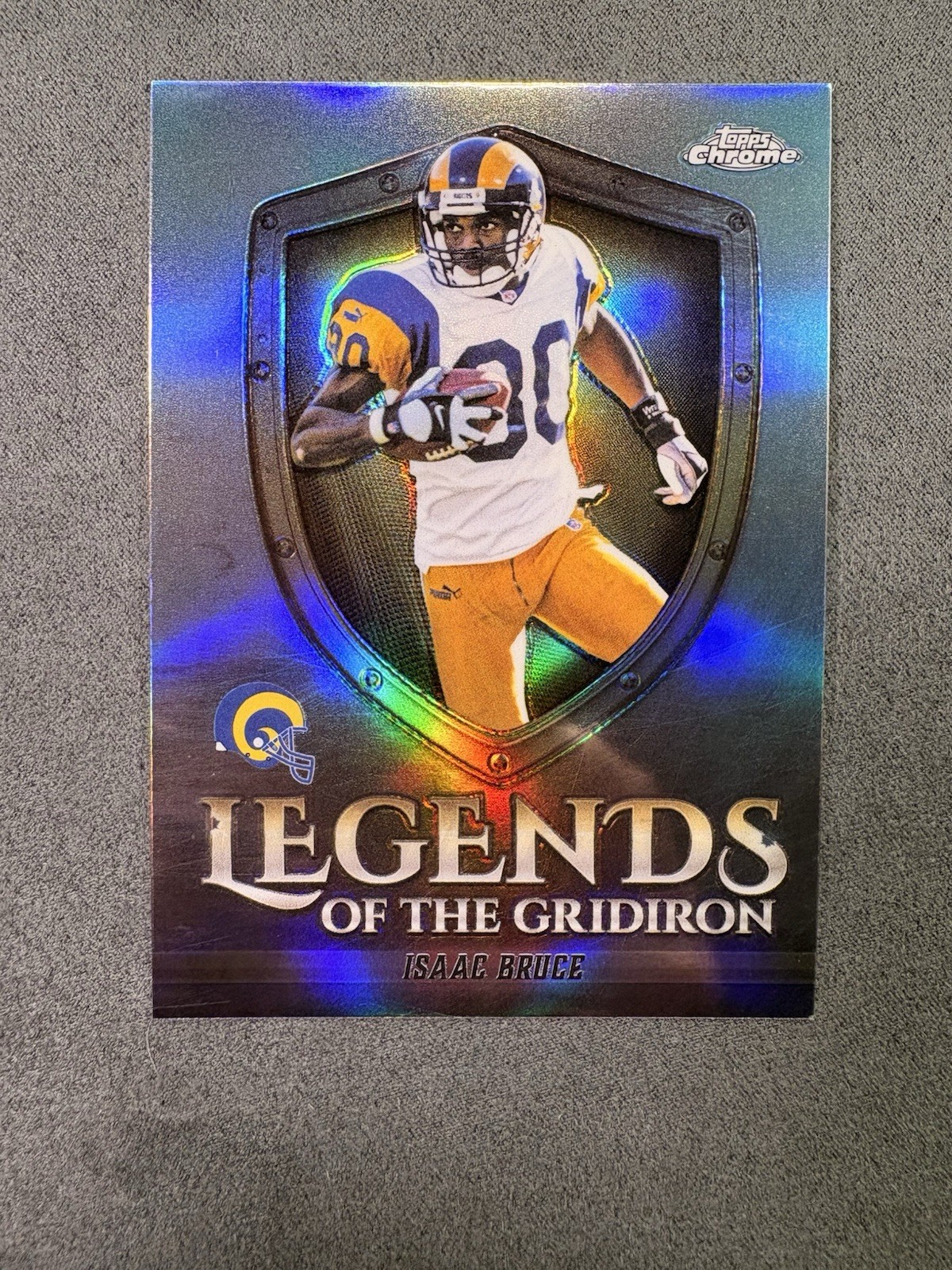 Isaac Bruce 2025 Topps Chrome Legends of the Gridiron Refractor #LOG-26 - Rams