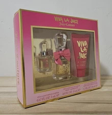 Viva La Juicy by Juicy Couture - 3 Piece Gift Set Box (Body Cream & Perfume)