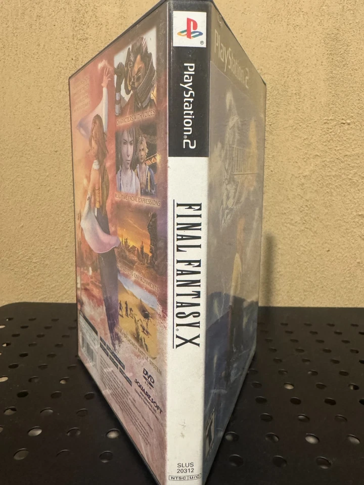 Final Fantasy X (Sony PlayStation 2 PS2, 2001) Complete CIB Black Label - Image 3 of 4