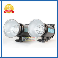 Quantuum Kit 2 Pulse 300 2 Flash - 2 trigger - aletta - snoot - 1 Stativo 260 -
