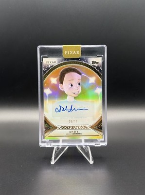 2025 Topps Pixar Gold Toy Story - Andy - John Morris  Auto /10 SSP Disney