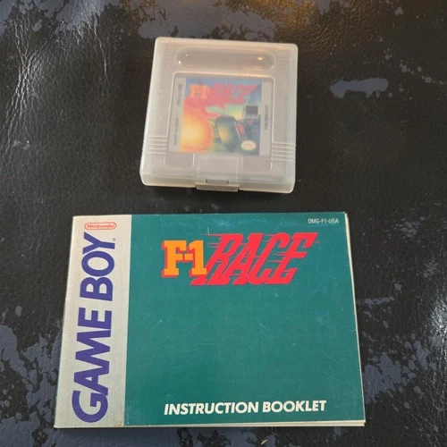 F-1 Race (Nintendo Game Boy GB) Original Game w/case and manual