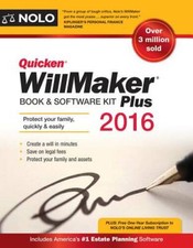 Quicken Willmaker Plus 2016 Edition: Book Software Kit - Paperback - VERY GOOD