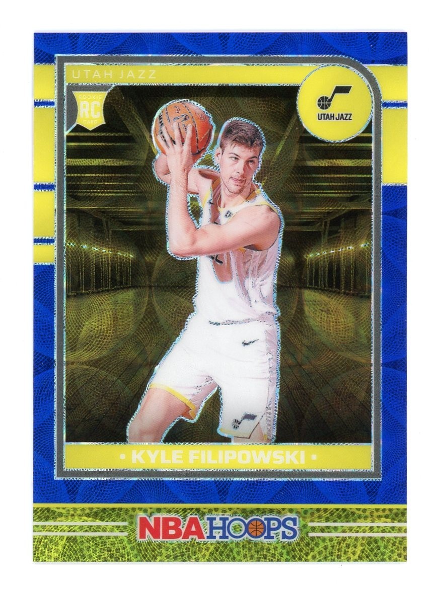 2024-25 Panini NBA Hoops #262 Kyle Filipowski RC Scope Blue Prizms Premium /99
