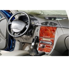 3D Cockpit Dekor für Renault Laguna Baujahr 02/2001-03/2005 7 Teile WURZELHOLZ