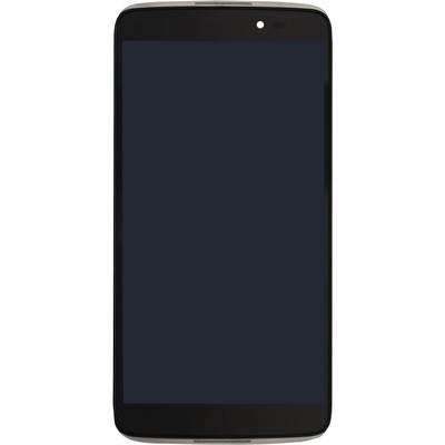 For Alcatel One Touch Idol 3 LCD With Touch + Frame Black Color Replacement Part