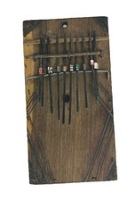Kalimba Piano Made Of Wood And Metal W/extras As Pictured Thumb Piano 7" X 3 3/4