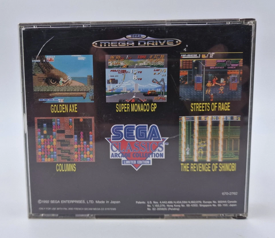 Sega Classics Arcade Collection Limited Edition Mega CD Complet 2 Notices PAL - Photo 2/4
