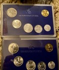 1998 & 1999 CHINA 2 x 6 COINS BU Mint Set , Plastic Case & boxes — photo 2