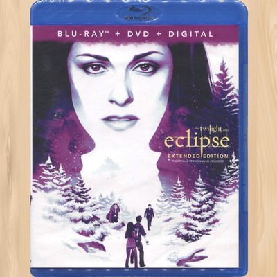 The TWILIGHT Saga ECLIPSE Extended Edition 3-DISC Blu-ray + DVD Nikki Reed  0122