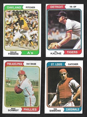 1974 Topps Baseball Set Break #186 - #372 Free S/H...DISCOUNTS AVAILABLE!