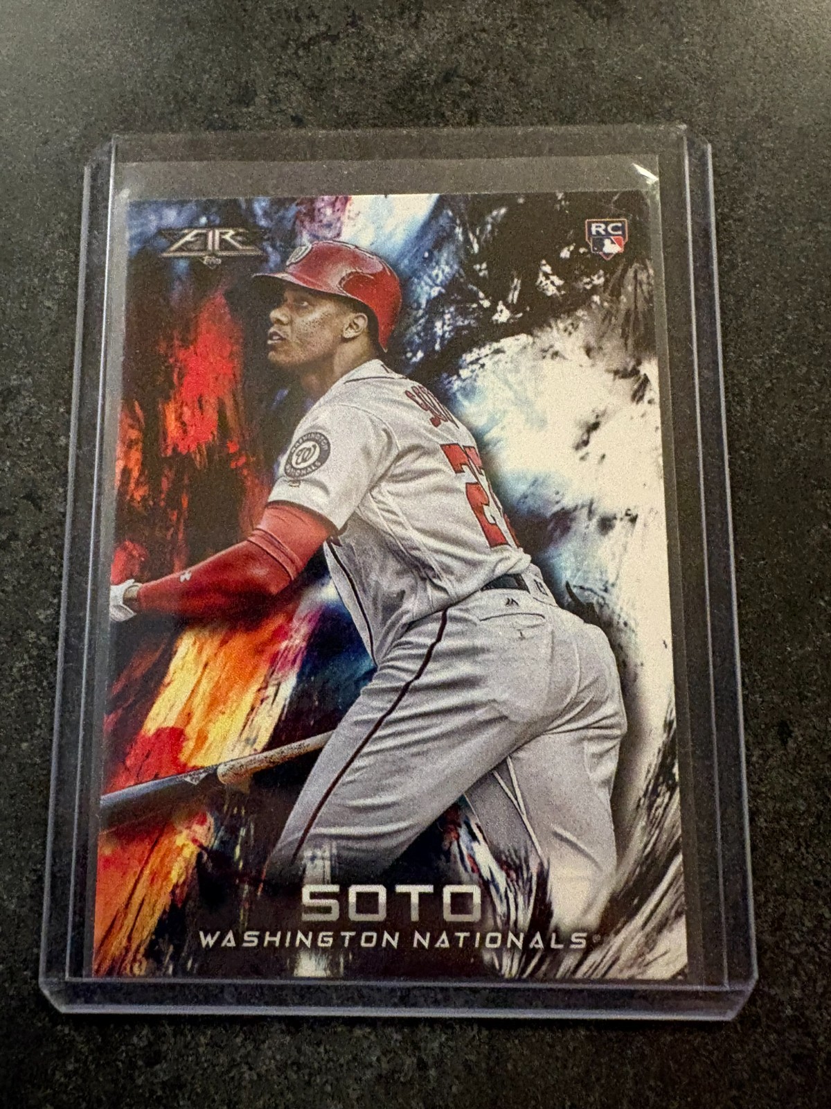 Juan Soto 2018 Topps Fire #181 RC Nationals Mets