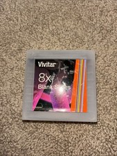 New Unused Vivitar 8x Slides Blank Microscope Slides W/ Specimen Slide