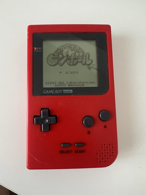 Nintendo Game Boy Pocket Red Handheld System - Tested Working