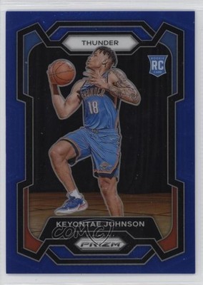 2023-24 Panini Prizm Blue Prizm 17/199 Keyontae Johnson #176 Rookie RC 16n8