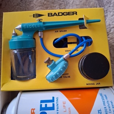 Vintage Badger 250 Basic Spray Gun Set   Airbrush Modellbau OVP