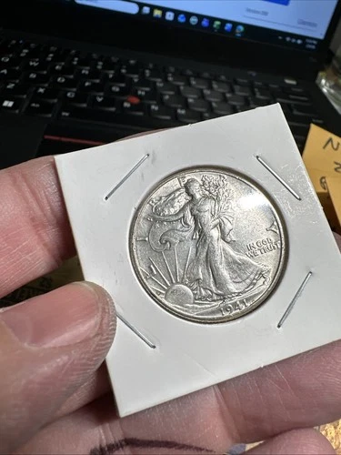 1941 Extra Fine Walking Liberty Half Dollar Silver