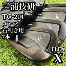 Miura Golf TC-201 Black Iron Set 4-PW 7 Clubs X100 X Right Hand Used