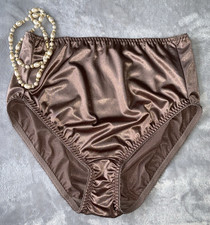 NEW Stretch Satin Girdle Panty Shaper 3X Vanity Fair Brief Panties sz 10