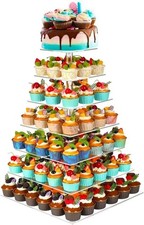 7 Tier Cupcake Stand 100 Cupcakes Cake & Cupc...