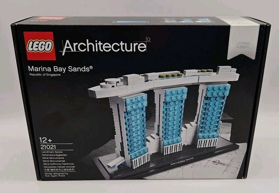 LEGO Architecture Marina Bay Sands 21021 Complete Set Limited Edition NEW SEALED